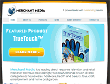 Tablet Screenshot of merchantmedia.com